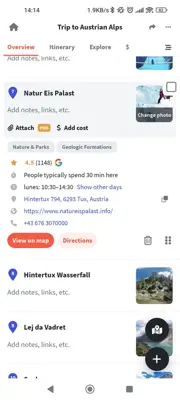 Wanderlog android App screenshot 10