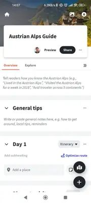 Wanderlog android App screenshot 4